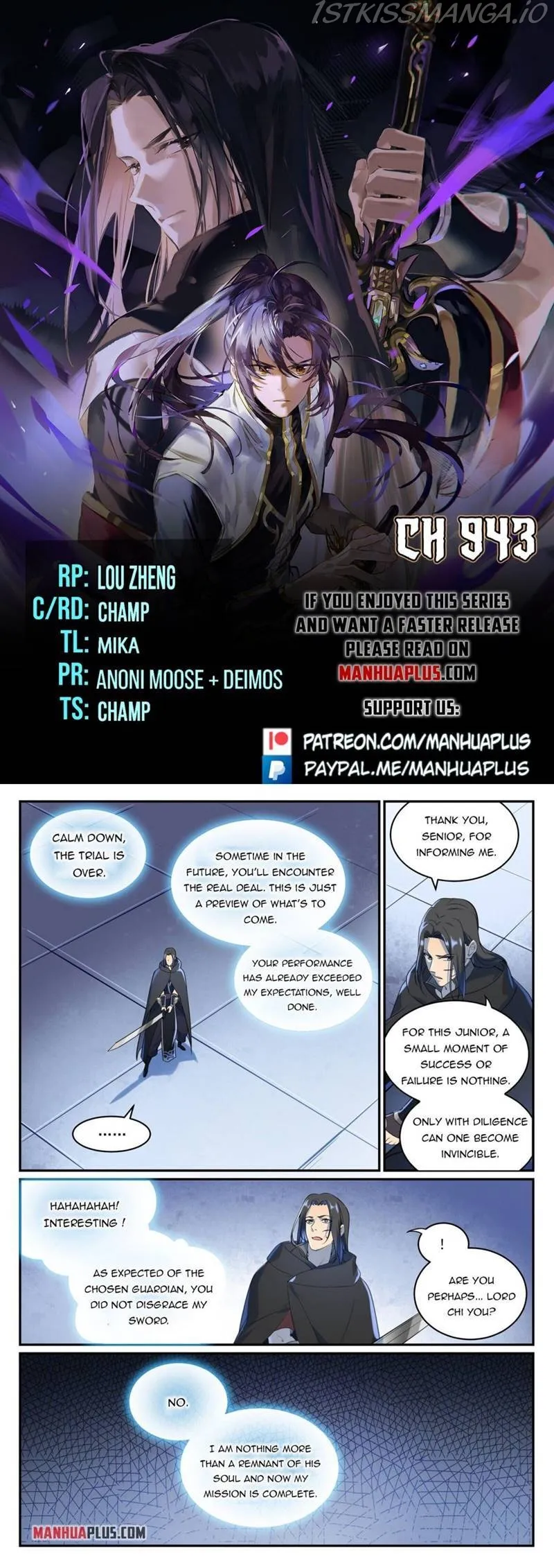 Apotheosis Chapter 943 Online - página 1