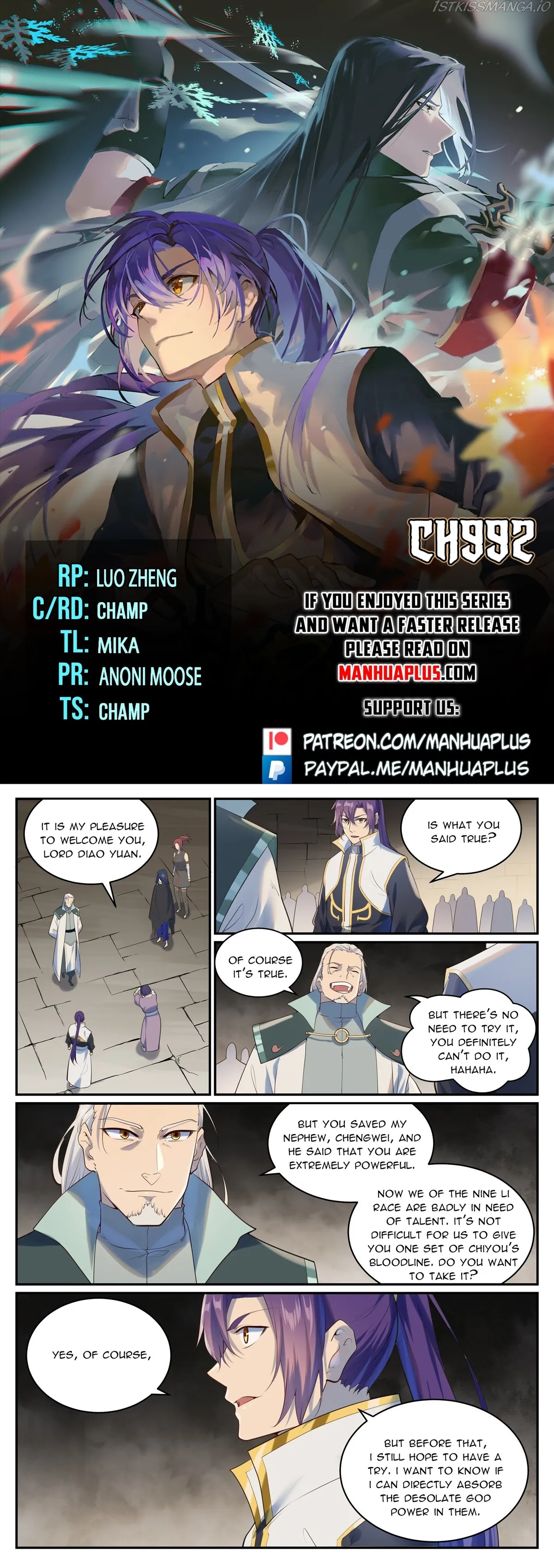 Apotheosis Chapter 992 Online - página 1