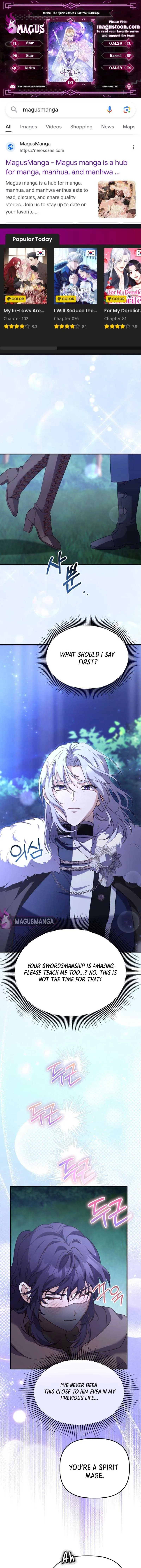 Azelda: The Spirit Master’s Contract Marriage Chapter 7 Online - página 1