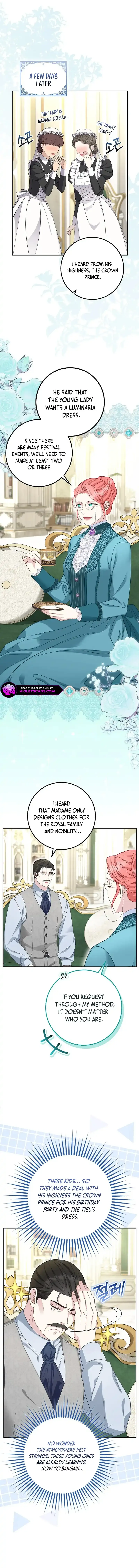 Baby Snow Leopard of the Black Leopard Family Chapter 28 Online - página 8