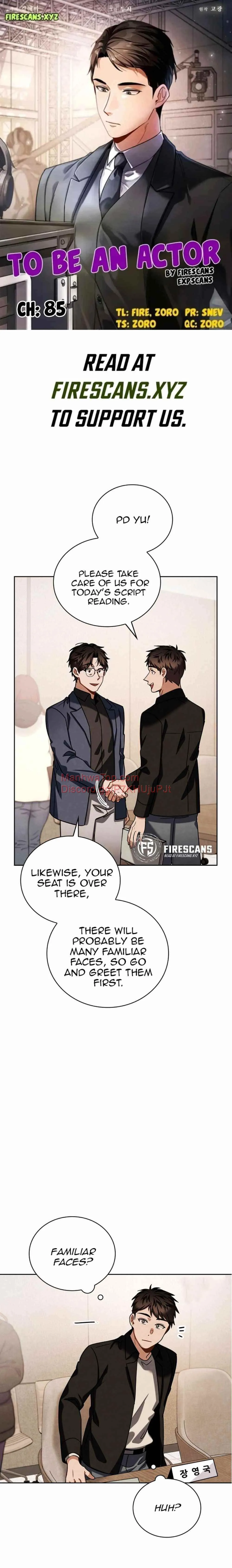 Be the Actor Chapter 85 Online - página 1