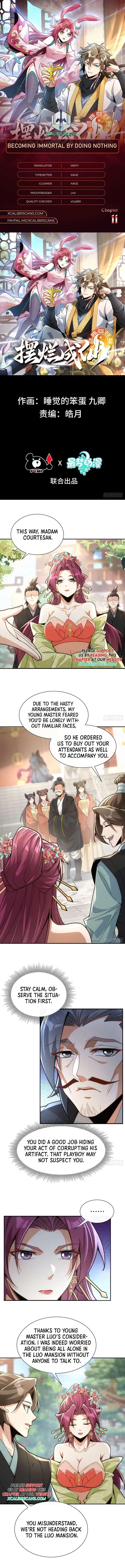 Becoming immortal by doing nothing Chapter 11 Online - página 1