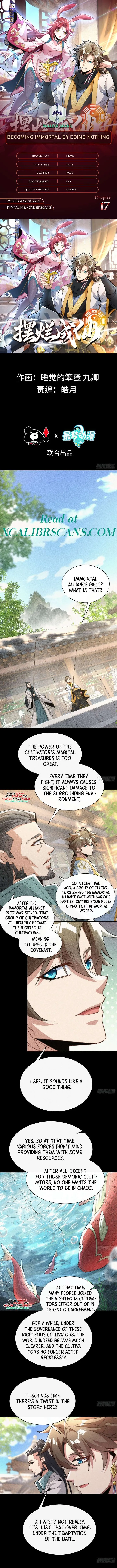 Becoming immortal by doing nothing Chapter 17 Online - página 1