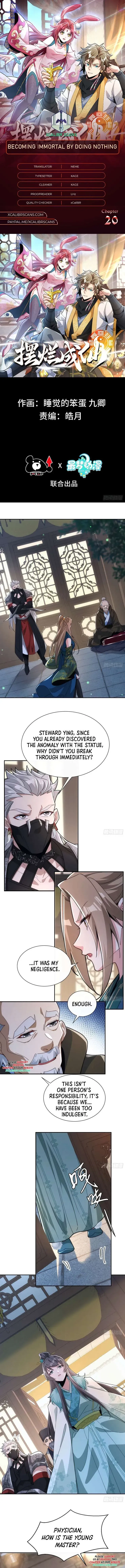 Becoming immortal by doing nothing Chapter 20 Online - página 1