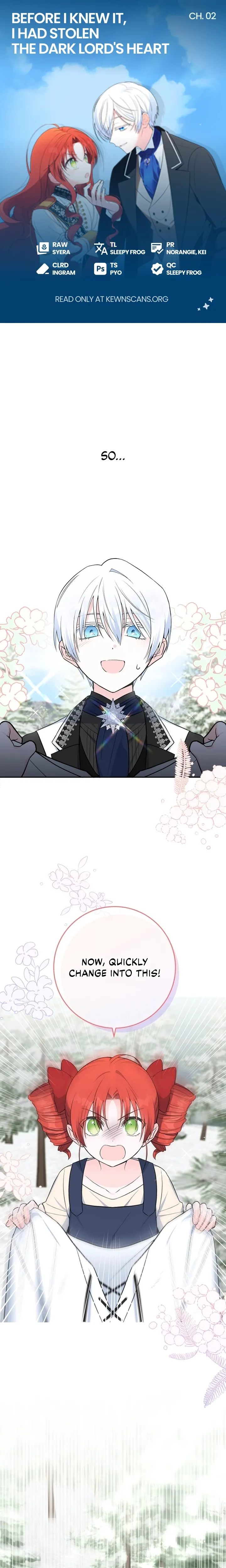 Before I Knew It, I Had Stolen the Dark Lord’s Heart Chapter 2 Online - página 1