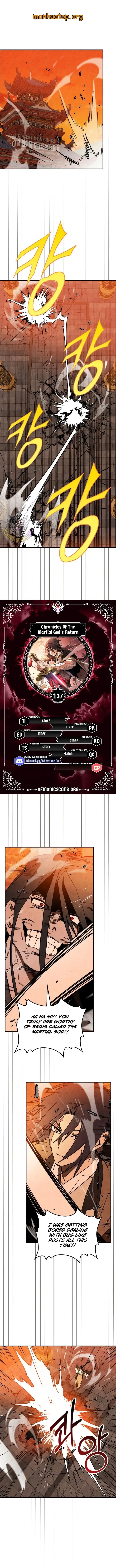 Chronicles Of The Martial God’s Return Chapter 137 Online - página 1