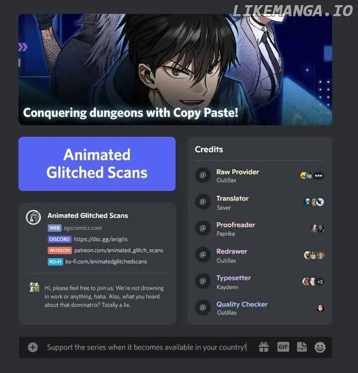 Conquering Dungeons With Copy Paste! Chapter 17 Online - página 1