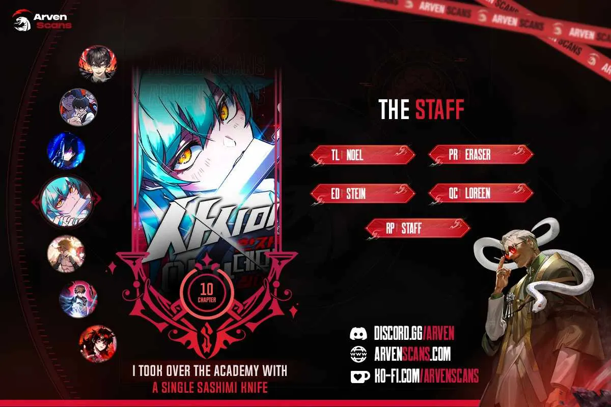 Conquering the Academy with Just a Sashimi Knife Chapter 10 Online - página 1