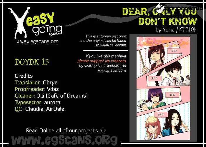 Dear, Only You Don't Know! Chapter 15 Online - página 1