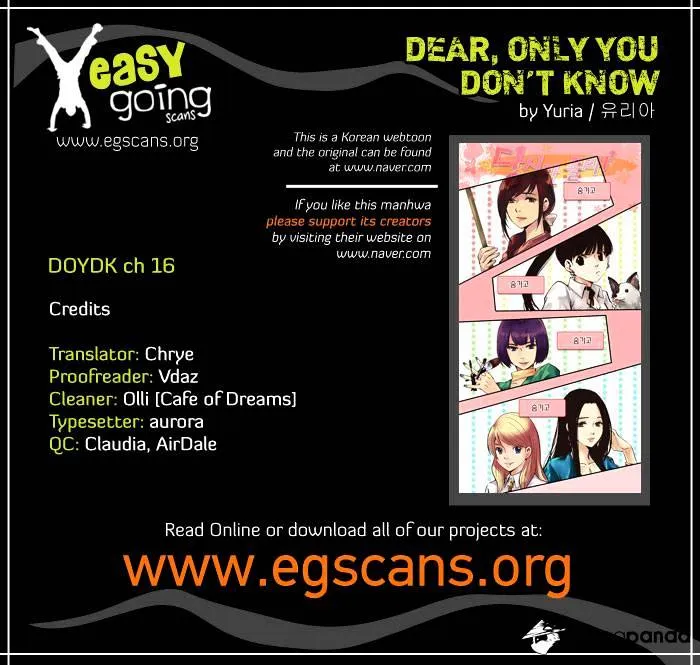 Dear, Only You Don't Know! Chapter 16 Online - página 1