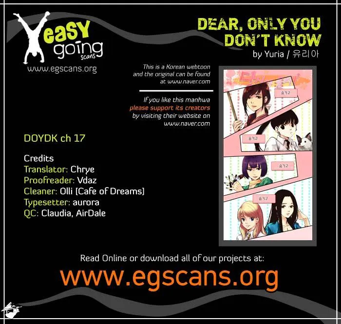 Dear, Only You Don't Know! Chapter 17 Online - página 1