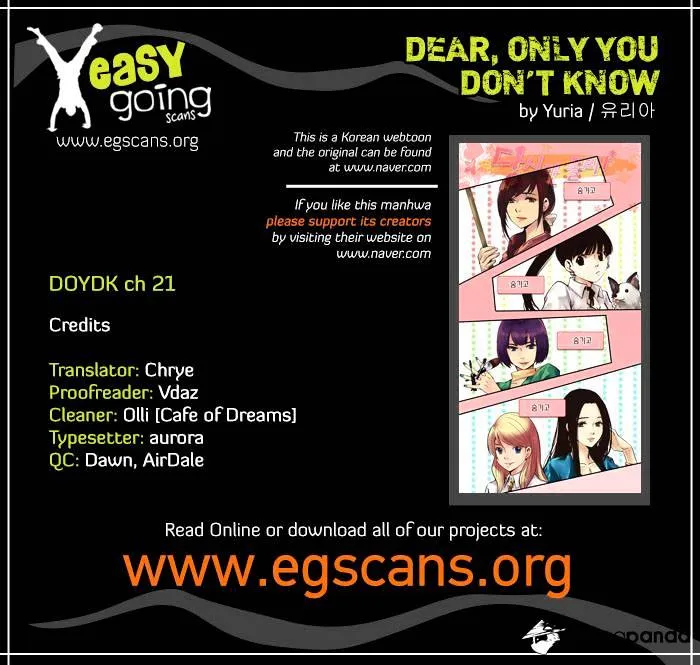 Dear, Only You Don't Know! Chapter 21 Online - página 1