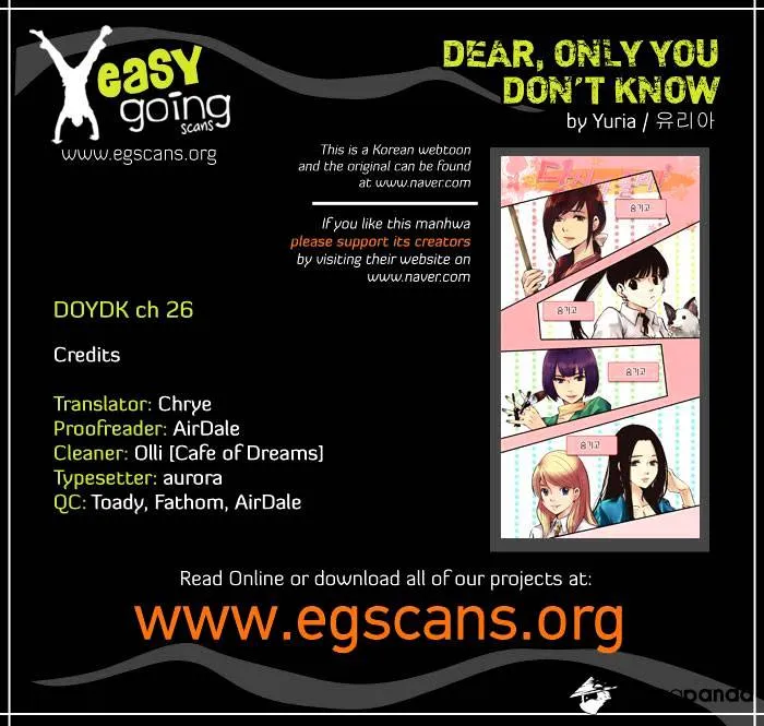 Dear, Only You Don't Know! Chapter 26 Online - página 1