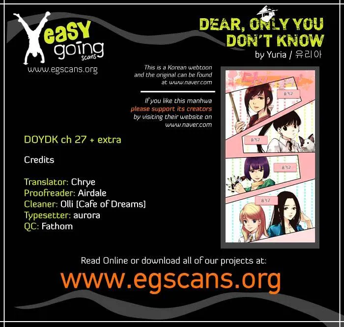 Dear, Only You Don't Know! Chapter 27 Online - página 1