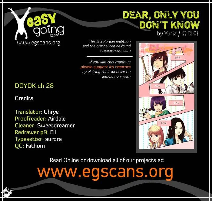 Dear, Only You Don't Know! Chapter 28 Online - página 1