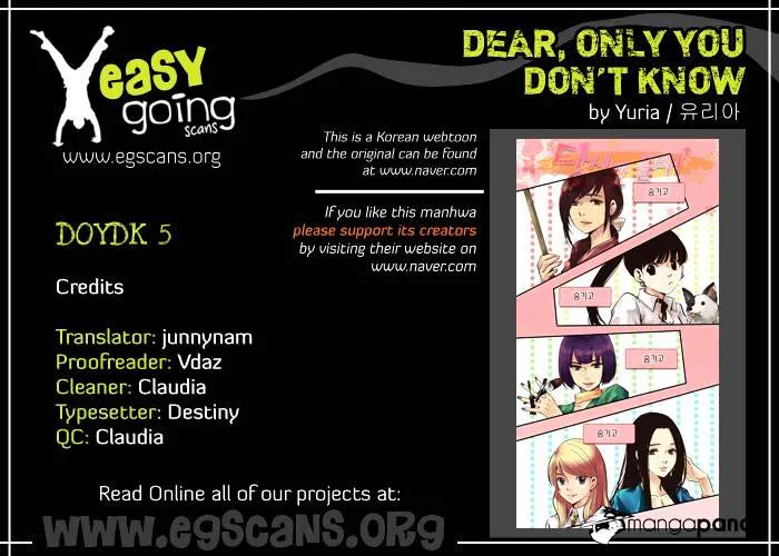 Dear, Only You Don't Know! Chapter 5 Online - página 1