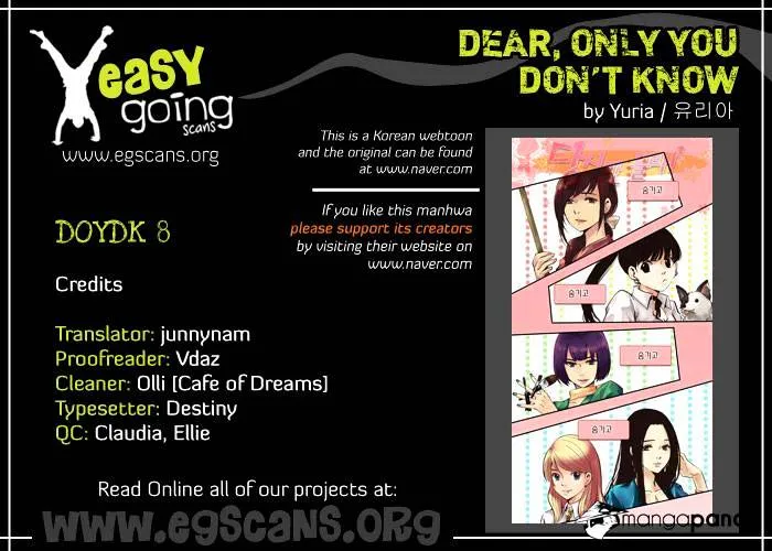 Dear, Only You Don't Know! Chapter 8 Online - página 1