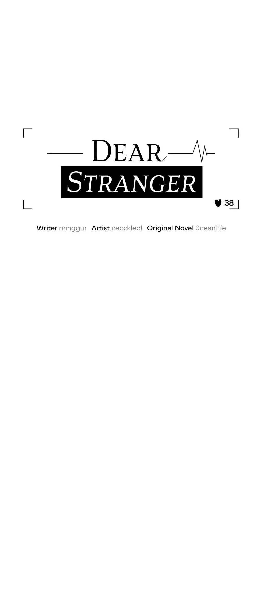 Dear Stranger Chapter 38 Online - página 38