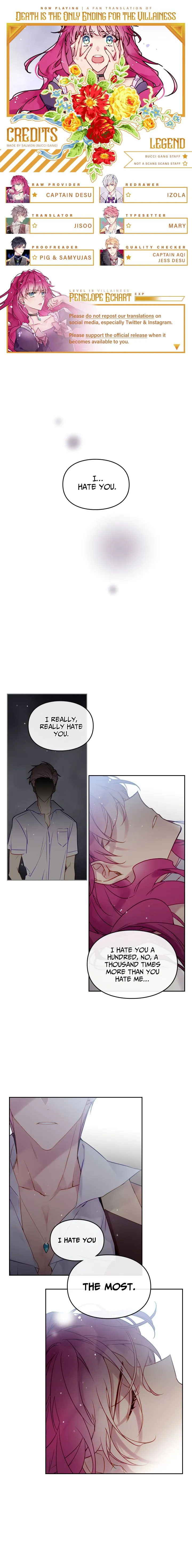 Death Is The Only Ending For The Villainess Chapter 17 Online - página 1