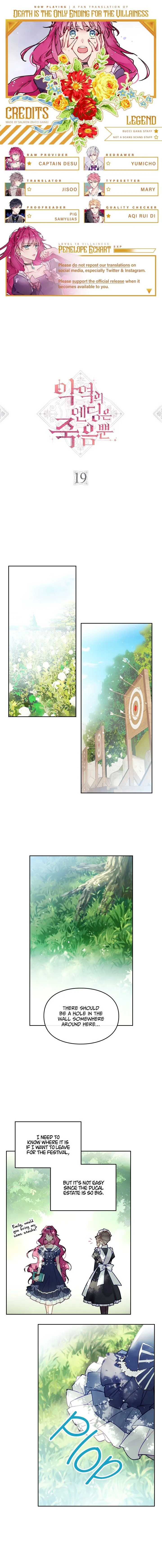 Death Is The Only Ending For The Villainess Chapter 19 Online - página 1