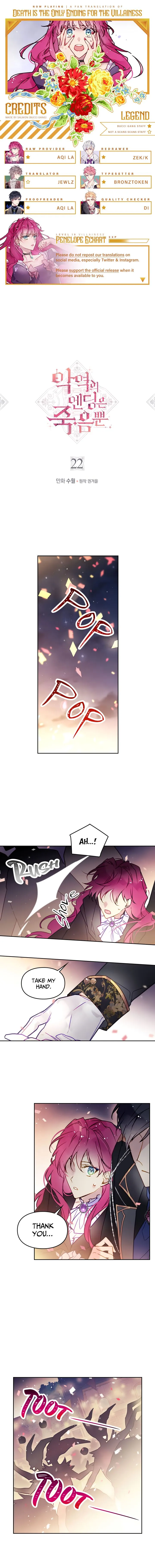 Death Is The Only Ending For The Villainess Chapter 22 Online - página 1