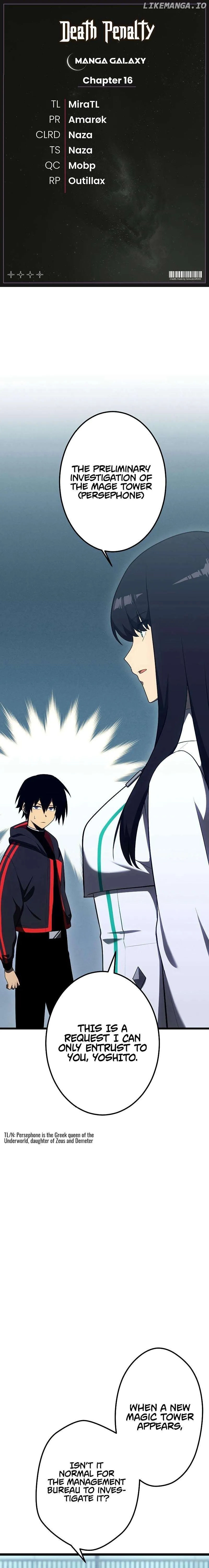 Death Penalty Chapter 16 Online - página 1