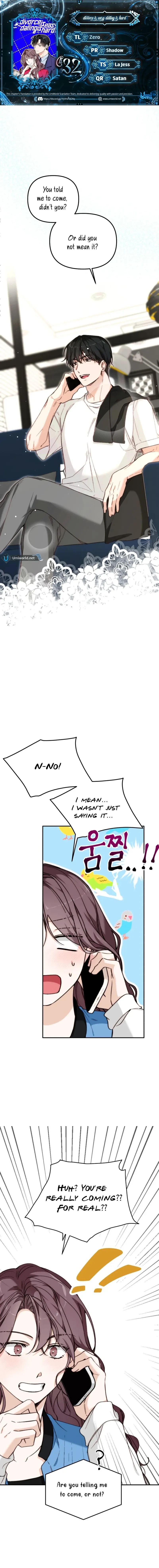 Divorce Is Easy, But Love Is Hard Chapter 32 Online - página 1