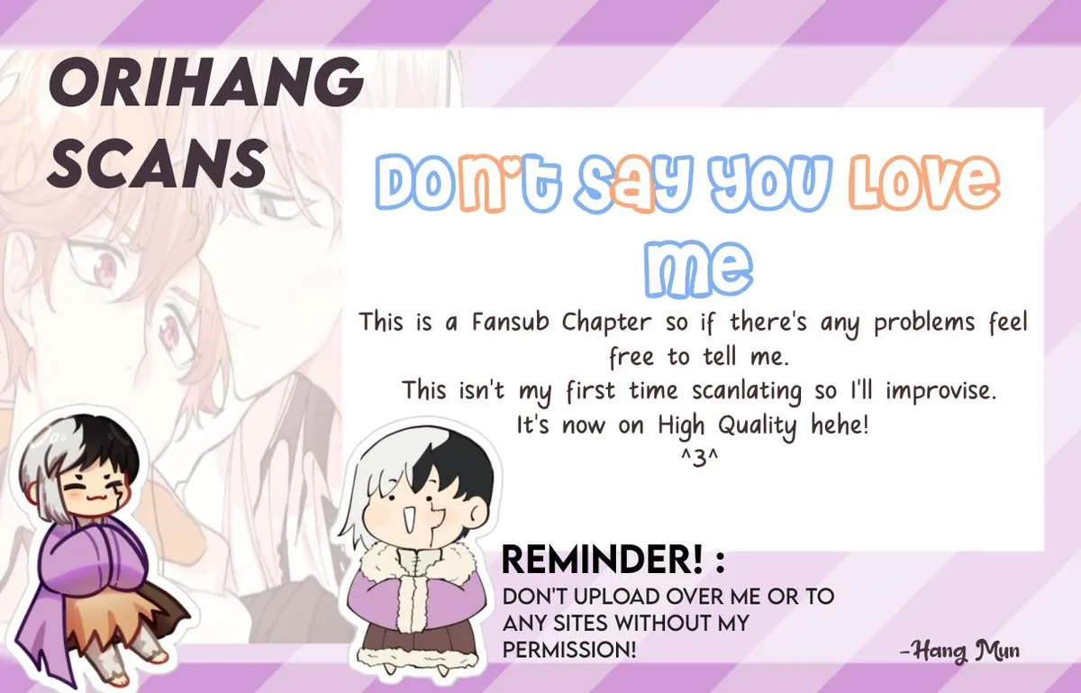 Don’t Say You Love Me Chapter 23 Online - página 1