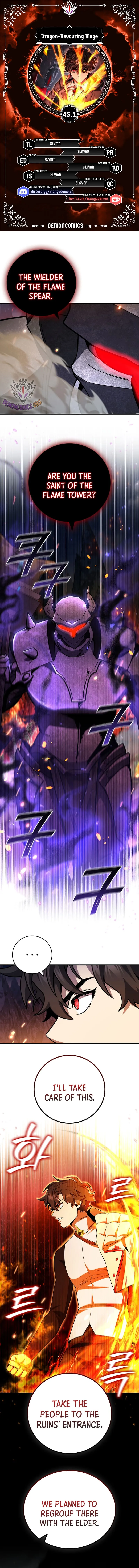 Dragon-Devouring Mage Chapter 45.1 Online - página 1