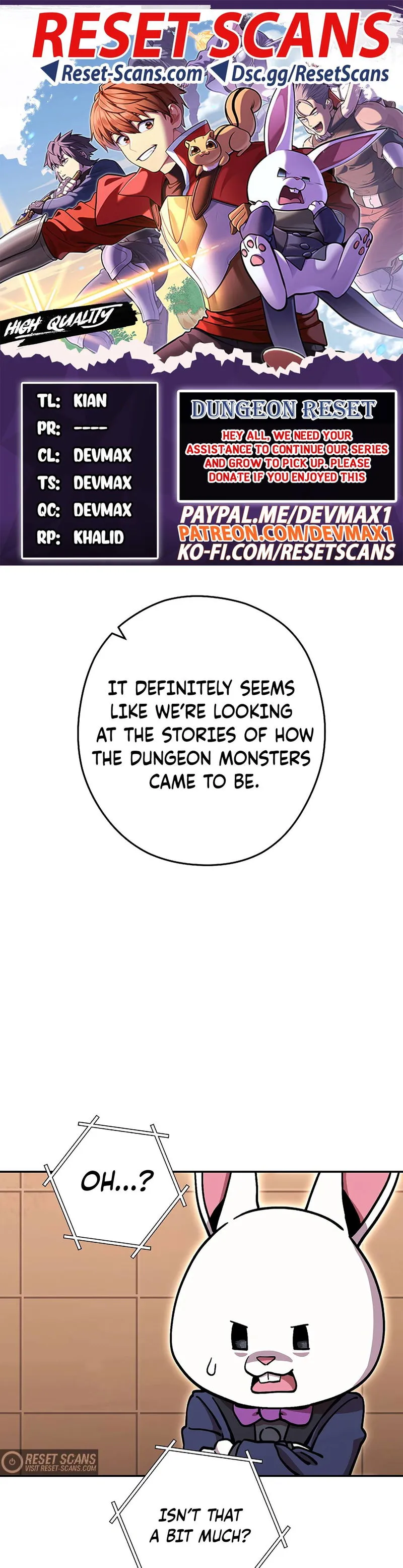 Dungeon Reset Chapter 143 Online - página 1