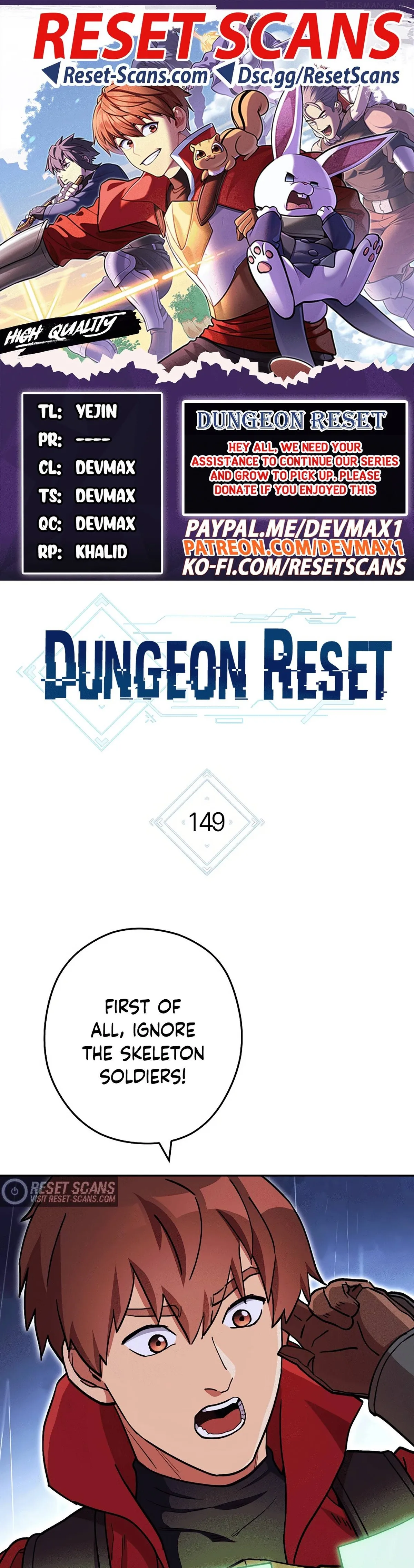 Dungeon Reset Chapter 149 Online - página 1