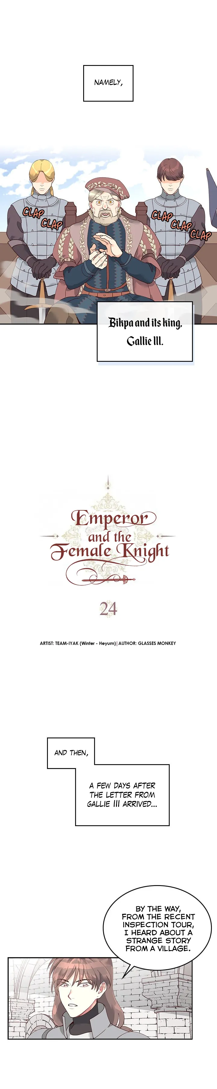 Emperor And The Female Knight Chapter 24 Online - página 3