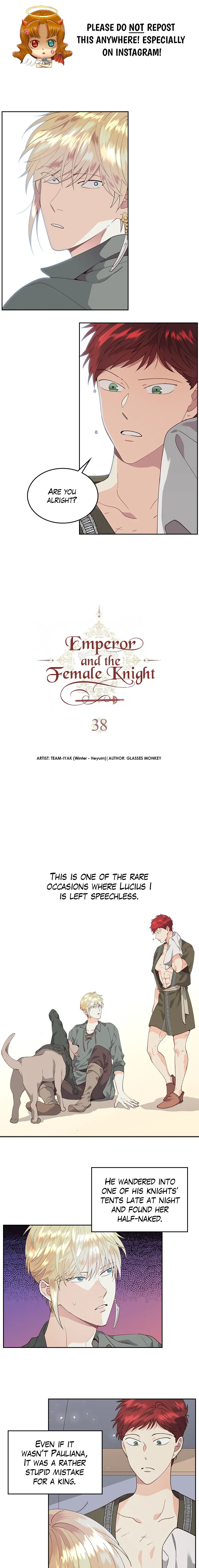 Emperor And The Female Knight Chapter 38 Online - página 1