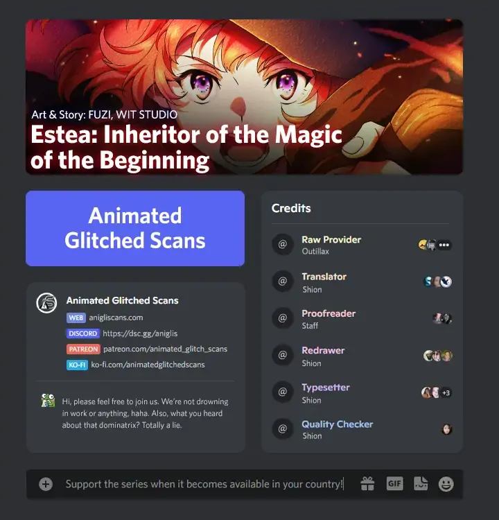 Estea: Inheritor of the Magic of the Beginning Chapter 0 Online - página 1