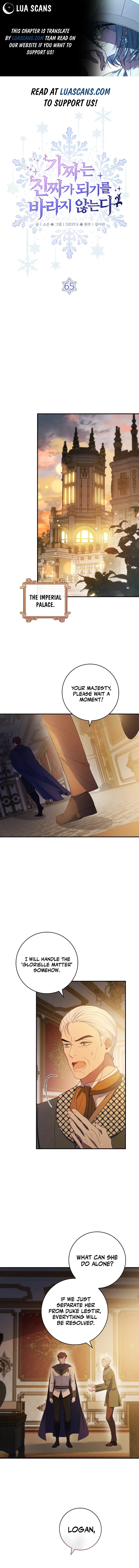 Fakes Don’t Want To Be Real Chapter 65 Online - página 1