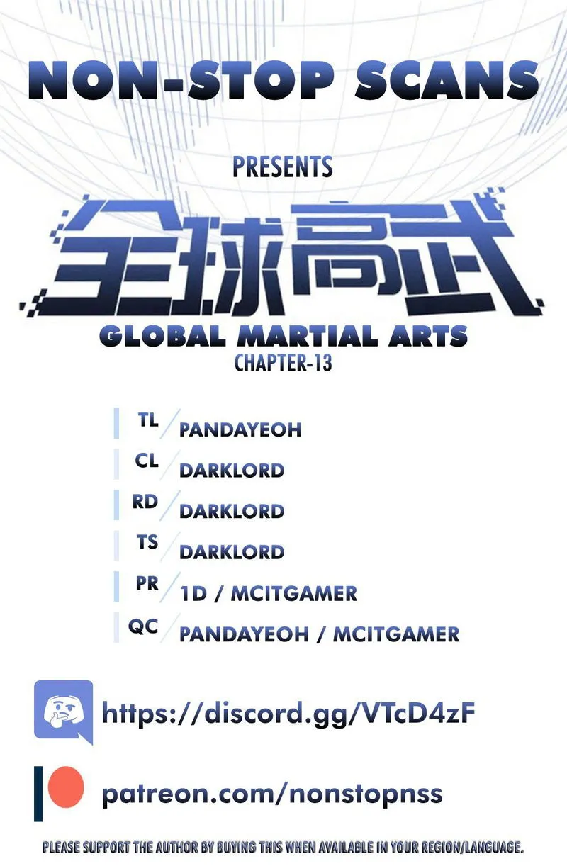 Global Martial Arts Chapter 13 Online - página 1