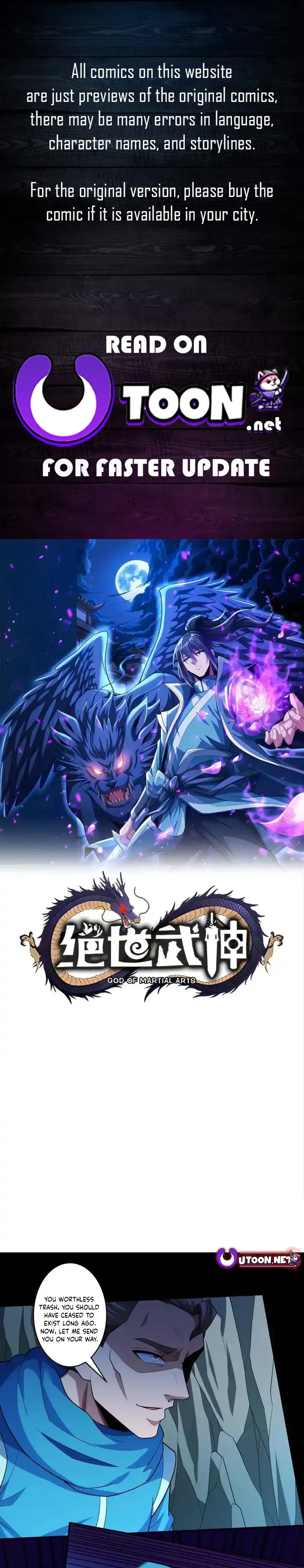 God of Martial Arts Chapter 744 Online - página 1