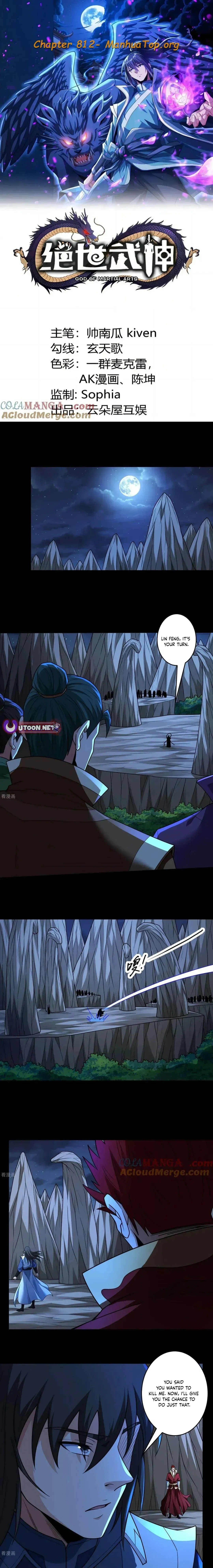 God of Martial Arts Chapter 812 Online - página 1