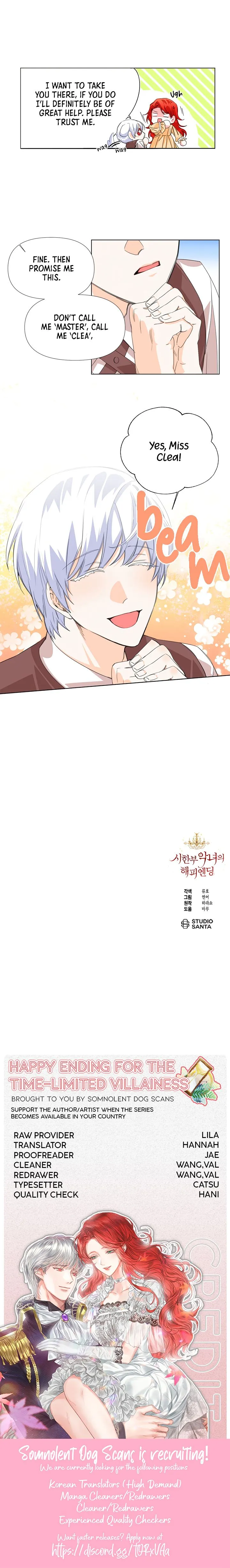 Happy Ending for the Time-Limited Villainess Chapter 4 Online - página 13