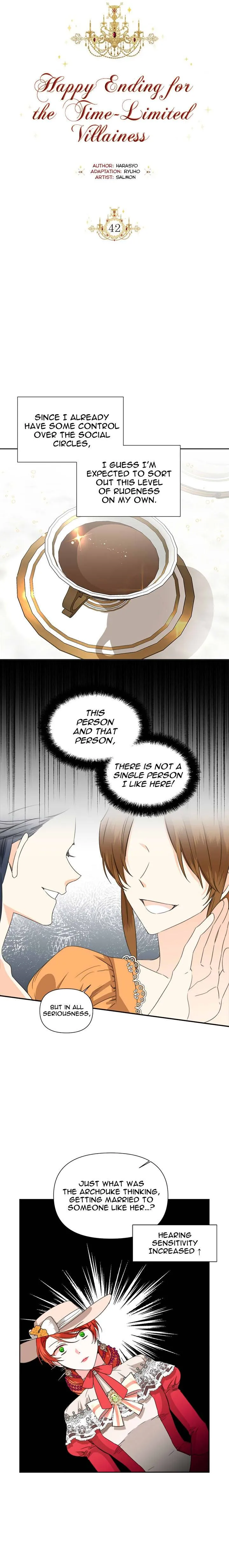 Happy Ending for the Time-Limited Villainess Chapter 42 Online - página 5
