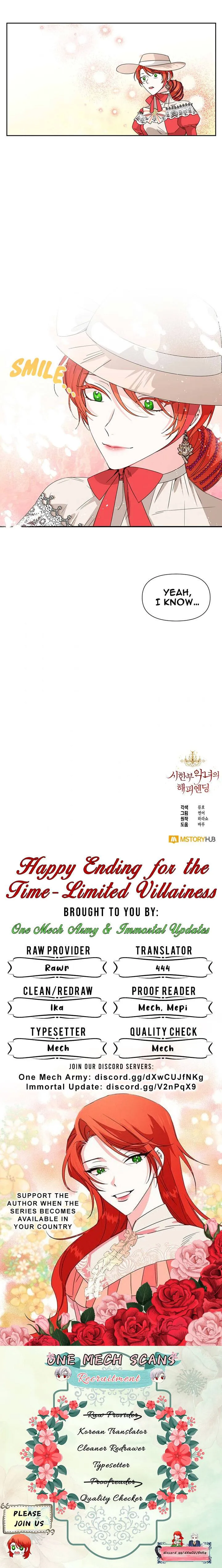 Happy Ending for the Time-Limited Villainess Chapter 42 Online - página 18