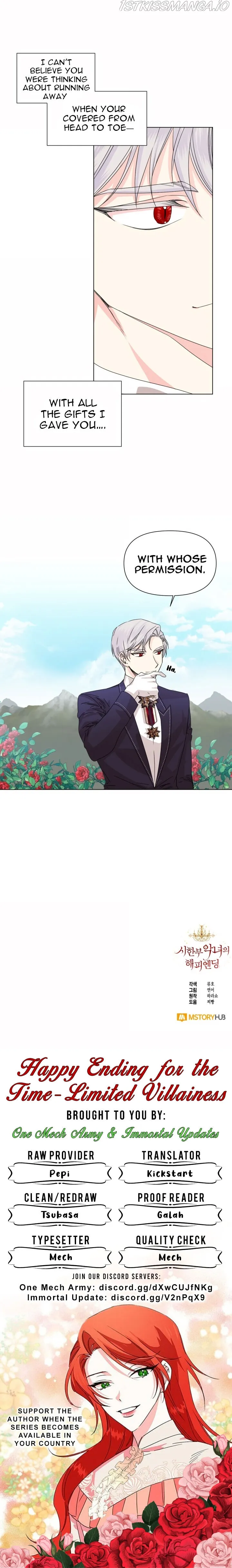 Happy Ending for the Time-Limited Villainess Chapter 50 Online - página 19