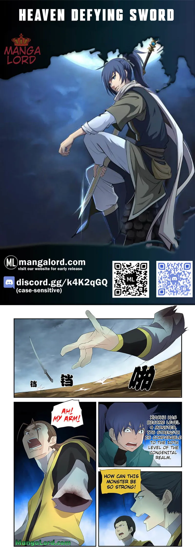 Heaven Defying Sword Chapter 226 Online - página 1