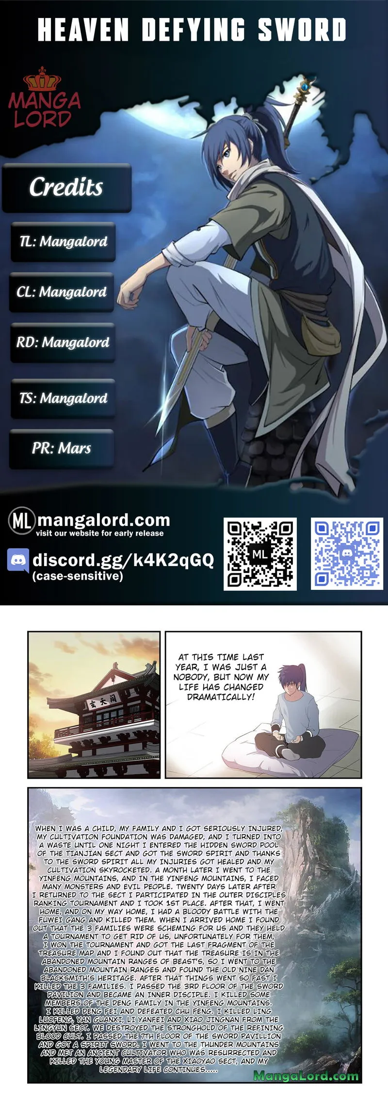 Heaven Defying Sword Chapter 232 Online - página 1