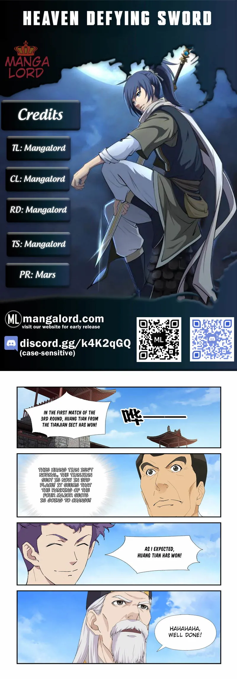 Heaven Defying Sword Chapter 240 Online - página 1