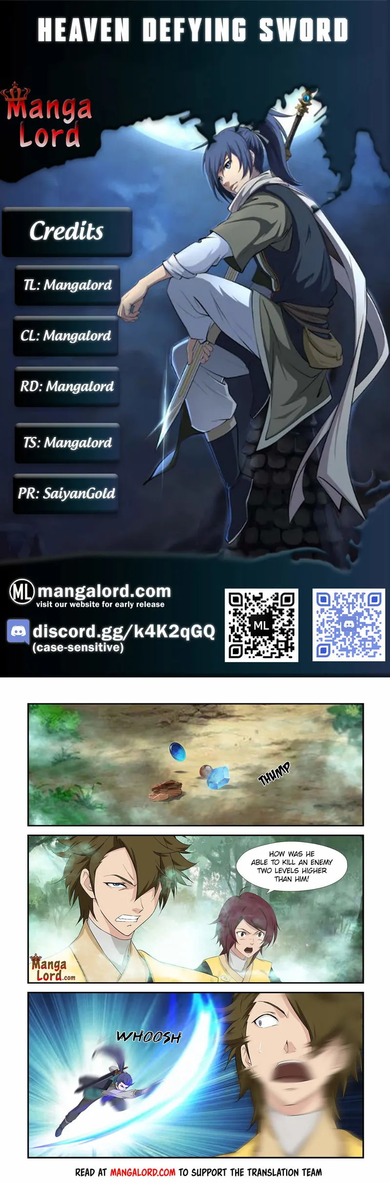 Heaven Defying Sword Chapter 254 Online - página 1
