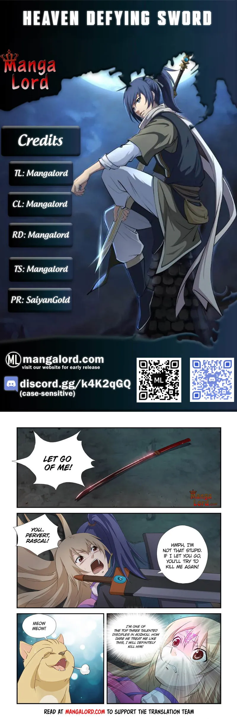 Heaven Defying Sword Chapter 260 Online - página 1