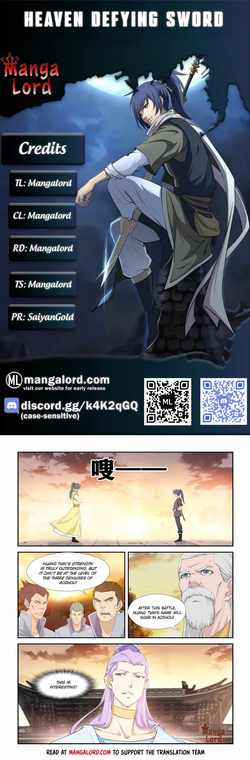 Heaven Defying Sword Chapter 267 Online - página 1