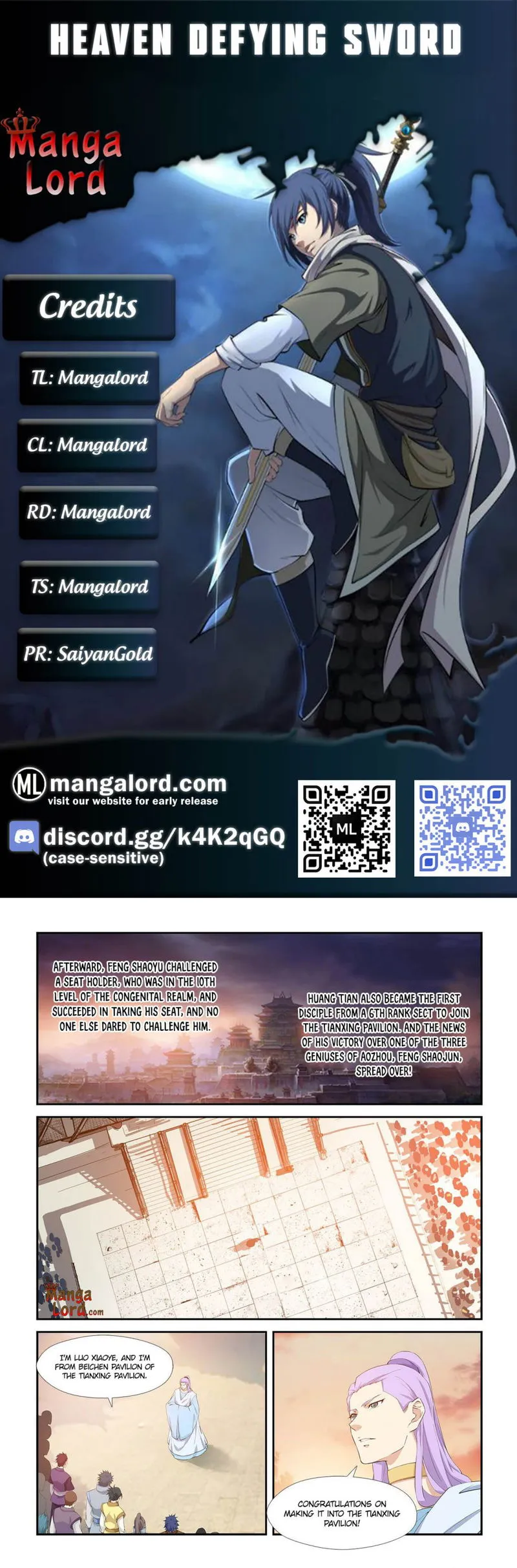Heaven Defying Sword Chapter 268 Online - página 1