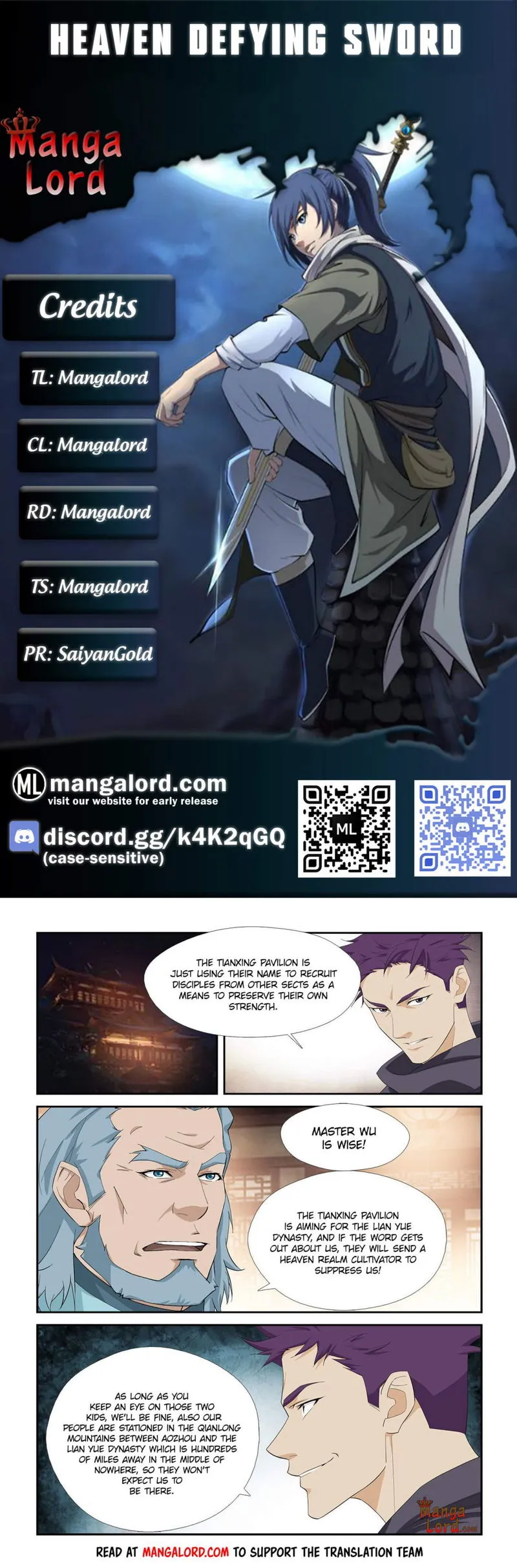 Heaven Defying Sword Chapter 270 Online - página 1